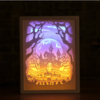 3D Light and Shadow Paper Night Light