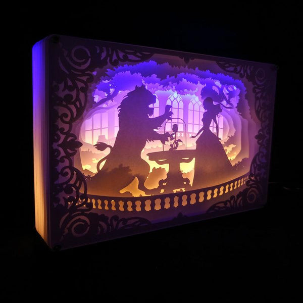 3D Light and Shadow Paper Night Light