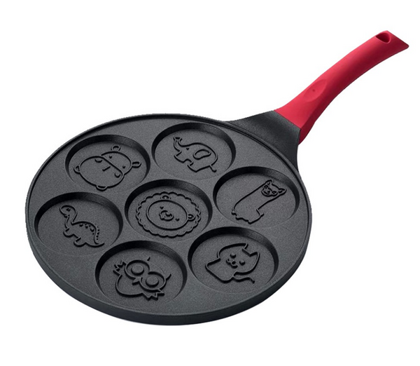 Multifunctional flat bottom frying pan