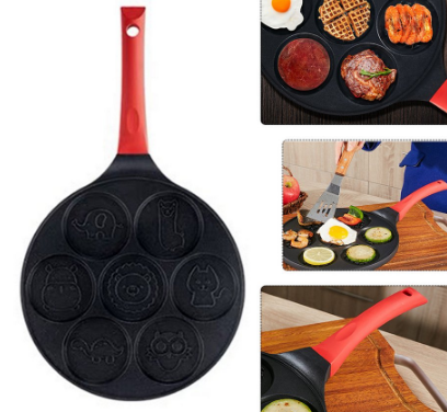 Multifunctional flat bottom frying pan