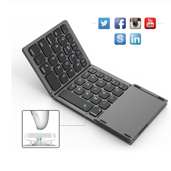 Bluetooth Foldable Wireless Keypad