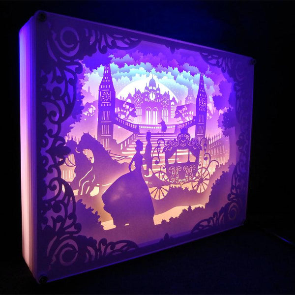 3D Light and Shadow Paper Night Light