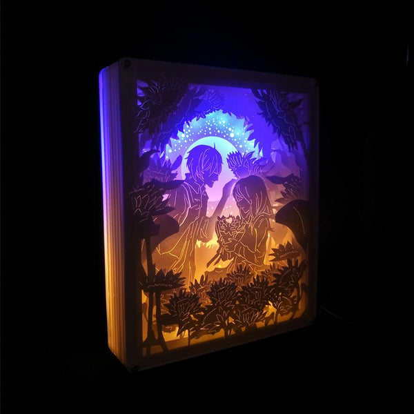 3D Light and Shadow Paper Night Light