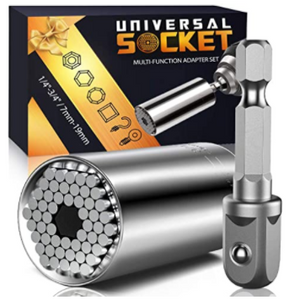 Multifunctional socket wrench gadget