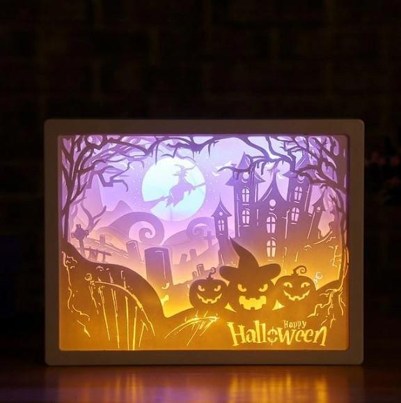 3D Light and Shadow Paper Night Light