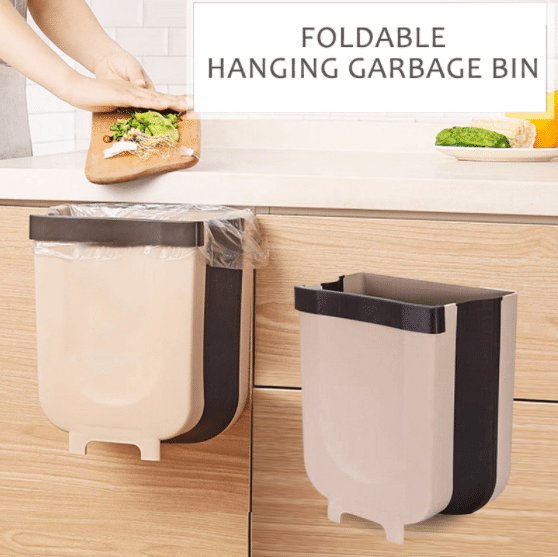 Wall - Mounted Folding Trash Can