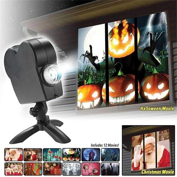 Christmas and Halloween Projection