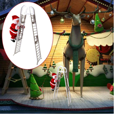 Ladder Climbing Santa Toy Funny Christmas Decoration