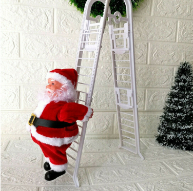 Ladder Climbing Santa Toy Funny Christmas Decoration