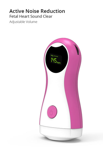 Portable Fetal Doppler Baby Heart Rate Monitor