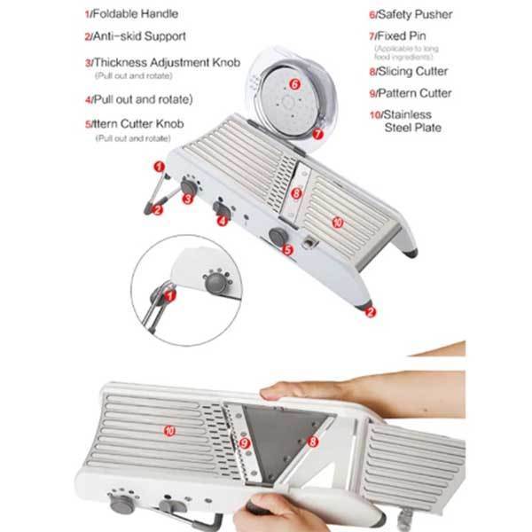 Multi-function vegetable slicer